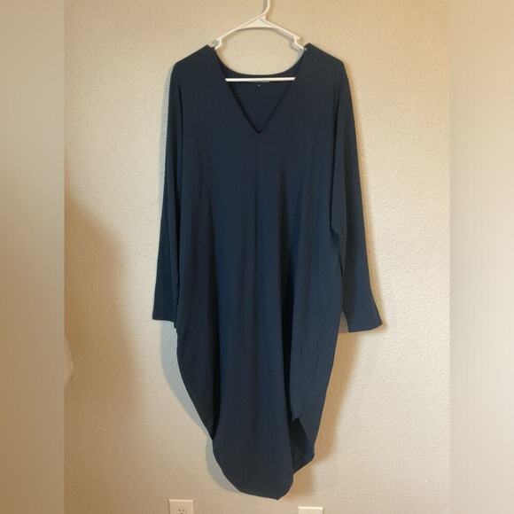 NWT Universal Standard Geneva Navy Blue Long Sleeve Midi Dress Size 14/16 - Picture 4 of 11